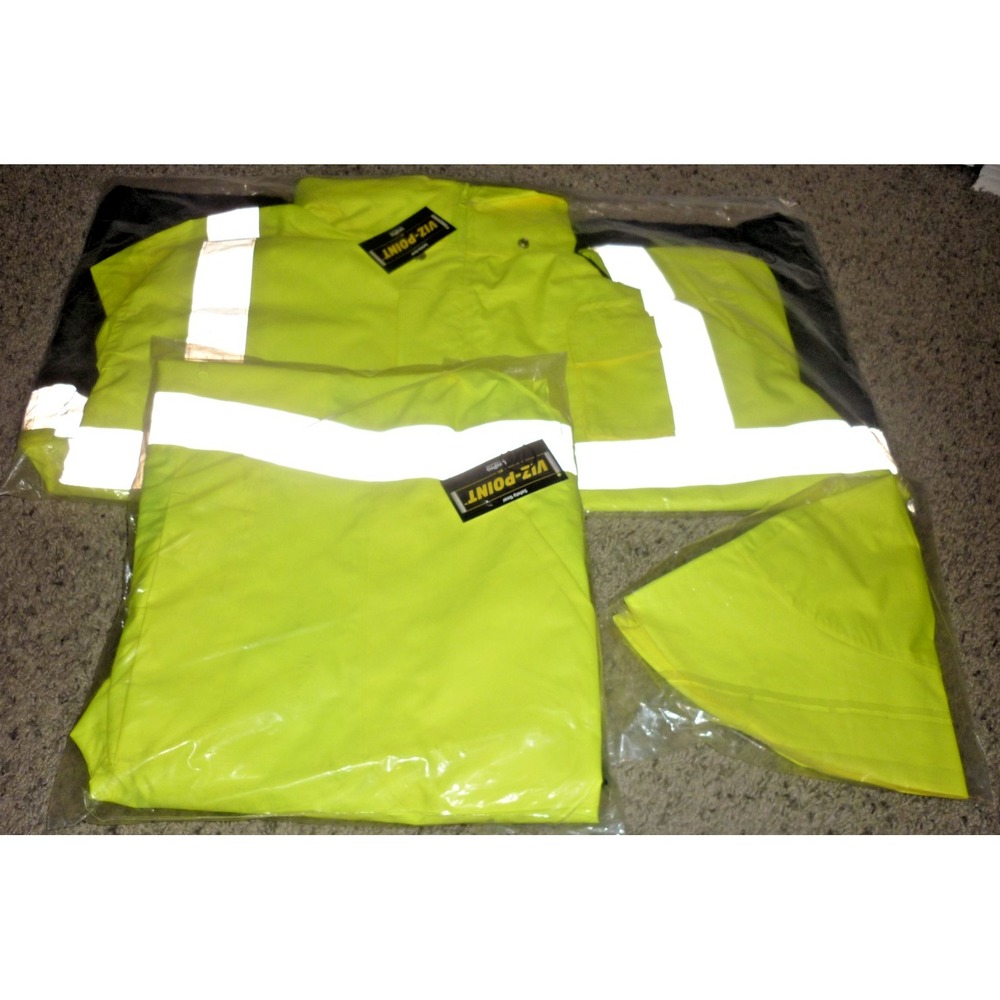 NEW Viz Point Unipro Uni Pro P R Class 3 Not FR Jacket Pants & Hat Set 3XL
